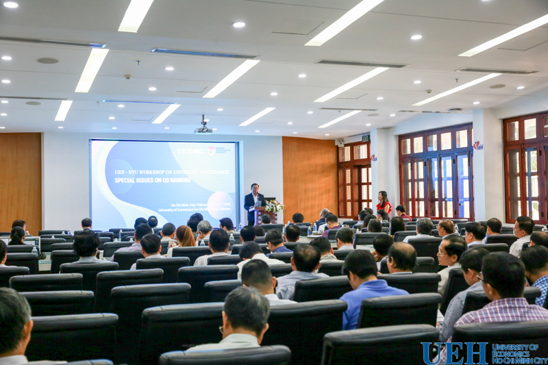 World speakers joined the UEH-NTU workshop on university governance: Special issues on QS ranking