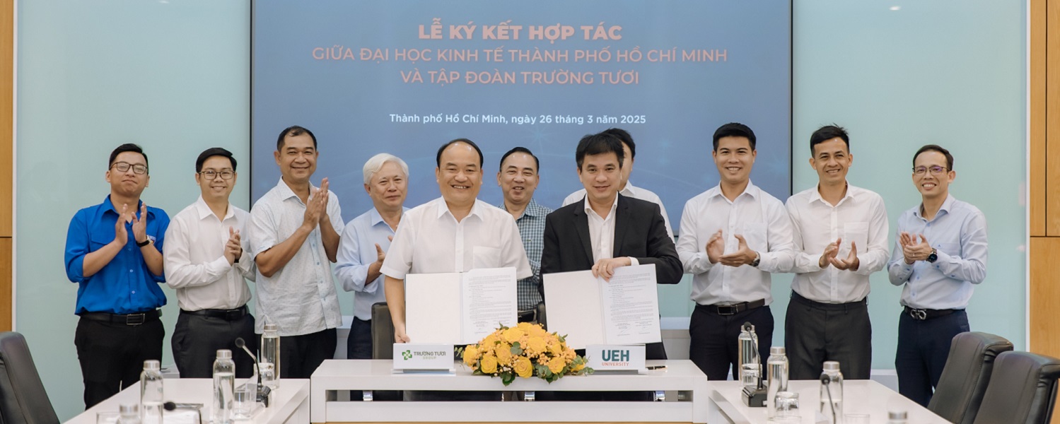 Signing Ceremony of Memorandum of Understanding between University of Economics Ho Chi Minh City and Truong Tuoi Group Joint Stock Company
