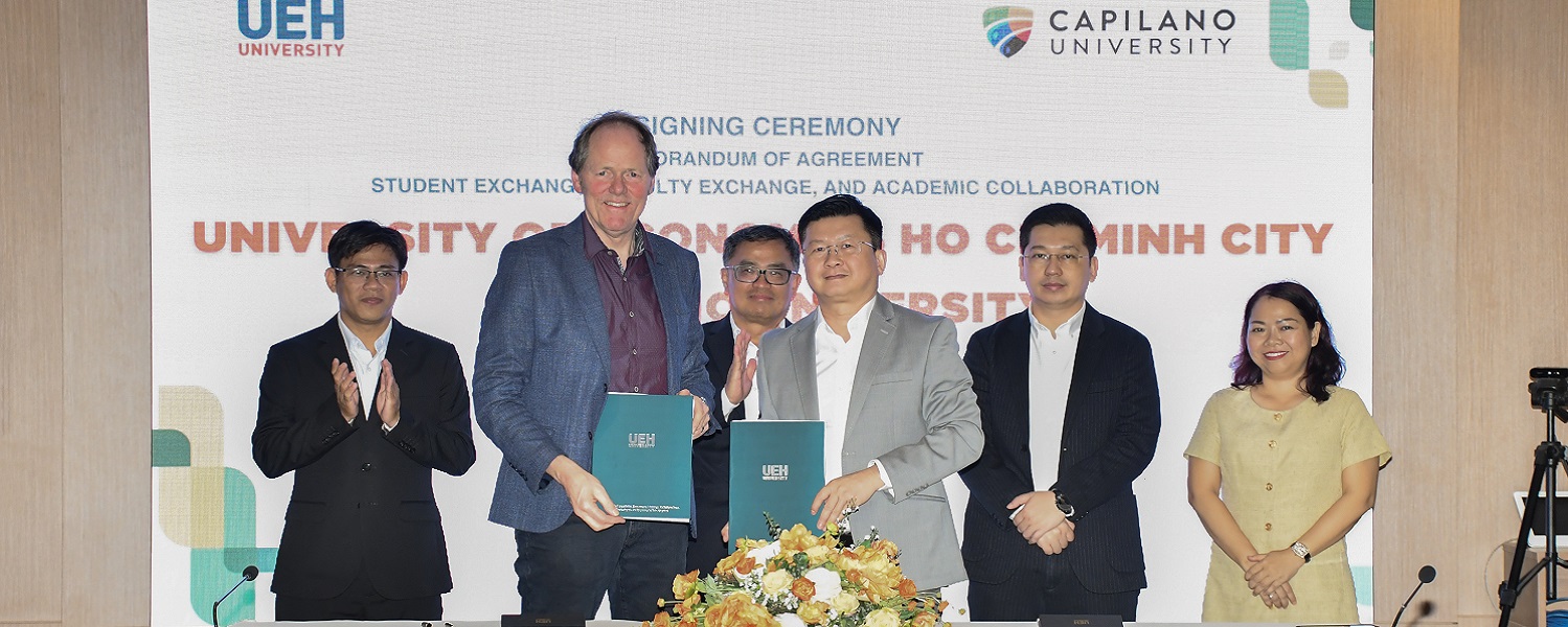 MOA signing between UEH and Capilano University – Strategic cooperation in training and developing international tourism human resources