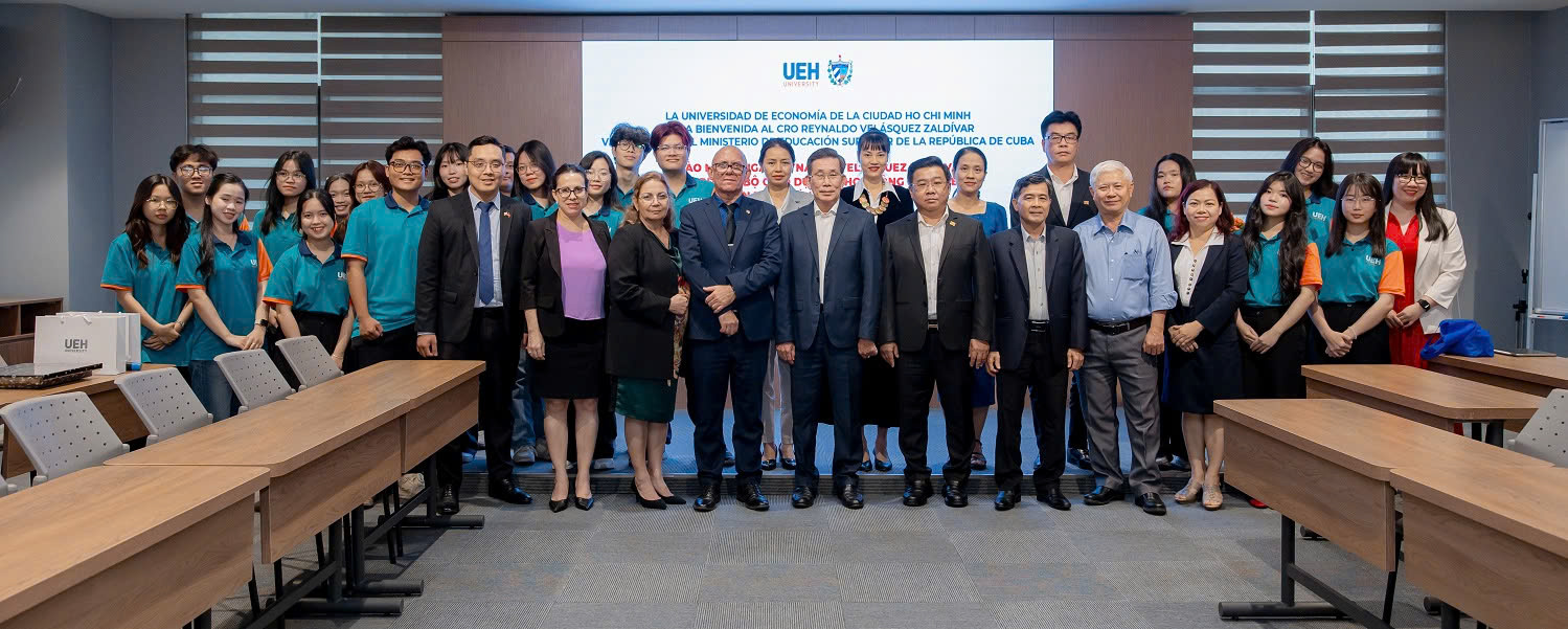UEH Welcomes the Delegation of the Cuban Vice Minister of Higher Education
