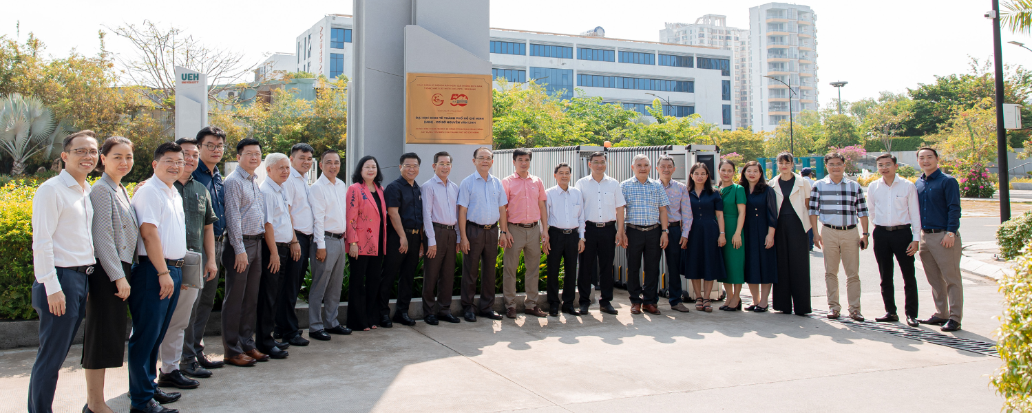 Nguyen Van Linh Campus (UEH) Being Recognized as a Typical Green, Smart and Internationalized Project of Ho Chi Minh City to Celebrate the 50th Anniversary of the Liberation of the South and National Reunification