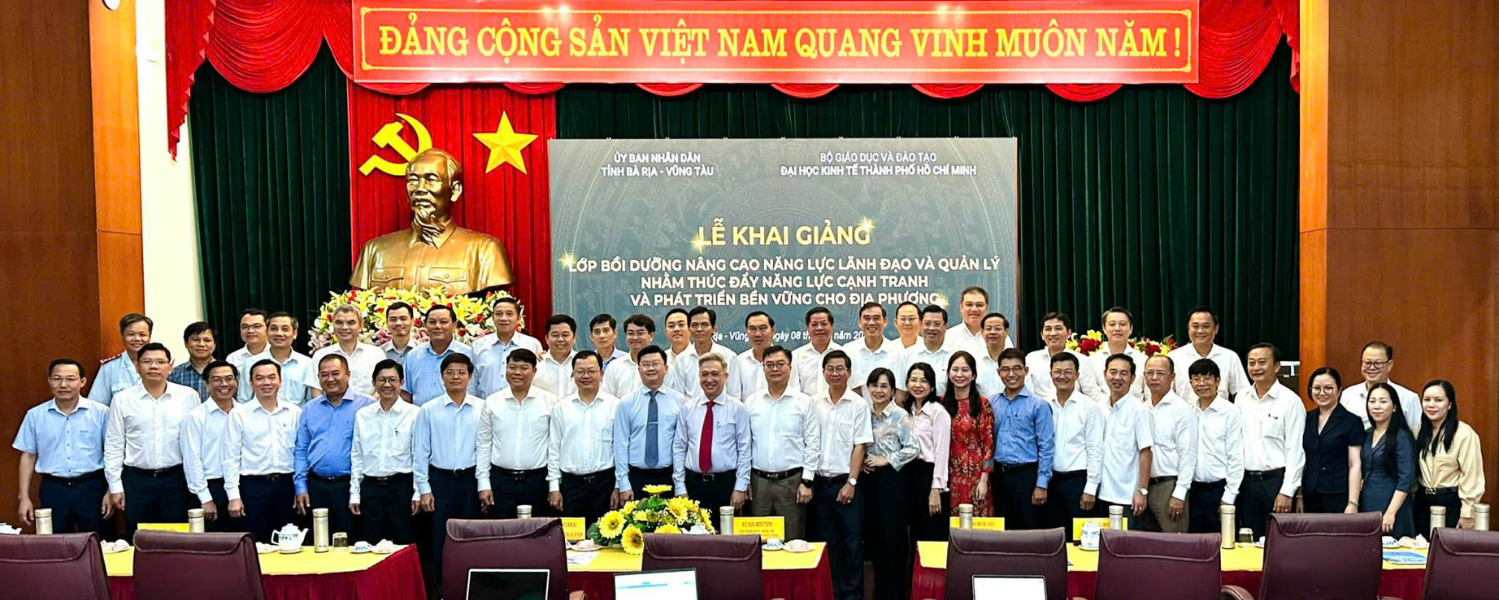 Opening Ceremony of the Training Course “Enhancing Leadership and Management Capacity to Promote Local Competitiveness and Sustainable Development” Ba Ria - Vung Tau Province, 2025
