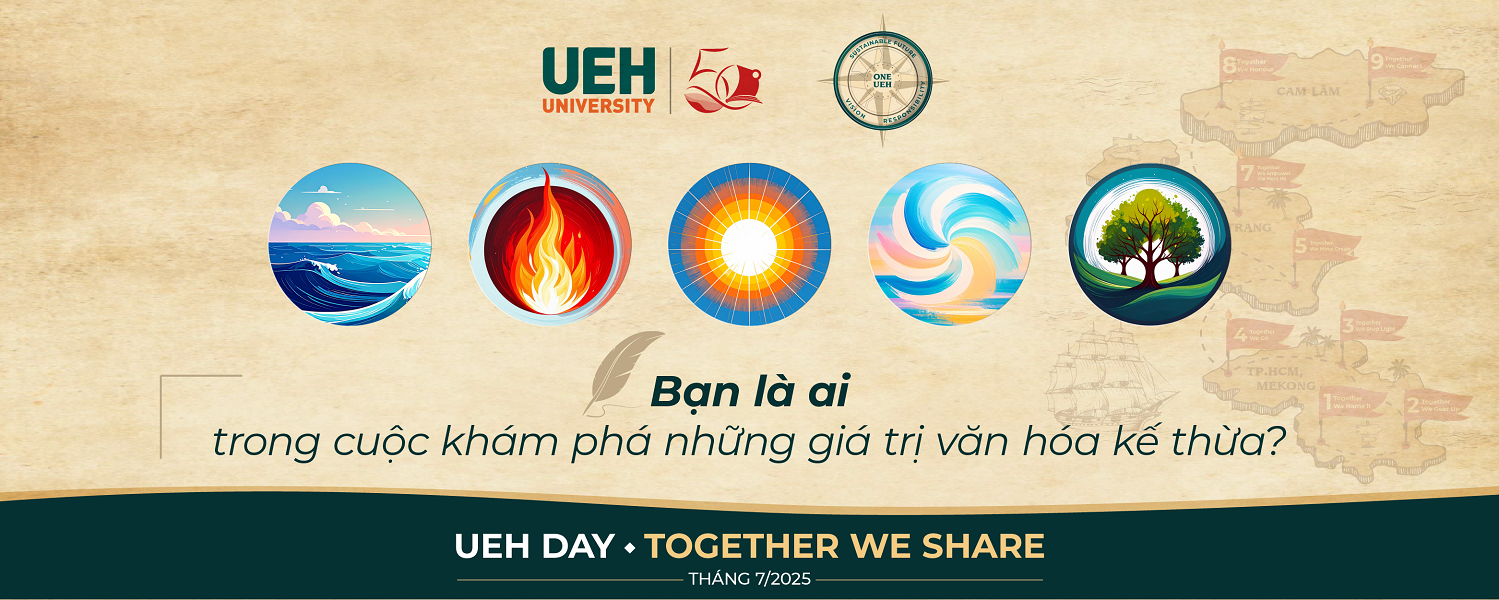 [UEH Day 2025] Những thử thách đầu tiên của hành trình ONE UEH, Together We Share: Bạn là ai trong cuộc khám phá những giá trị văn hóa kế thừa
