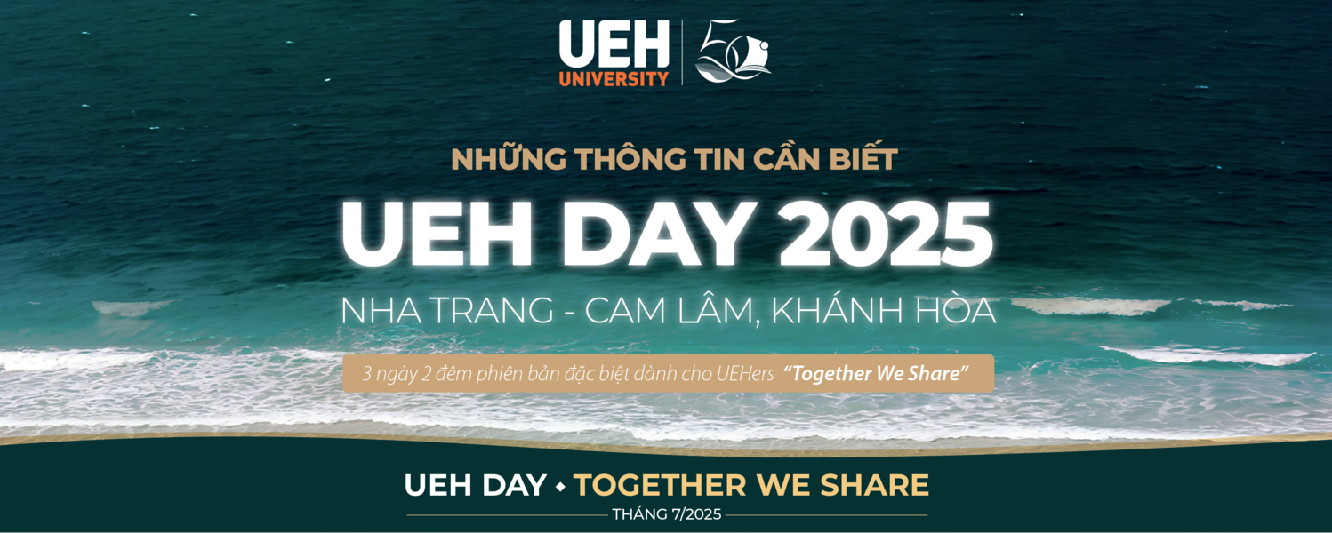 [UEH Day 2025] Ra mắt Sổ tay hành trình 3 ngày 2 đêm: UEH Day Handbook 2025 “Together We Share”