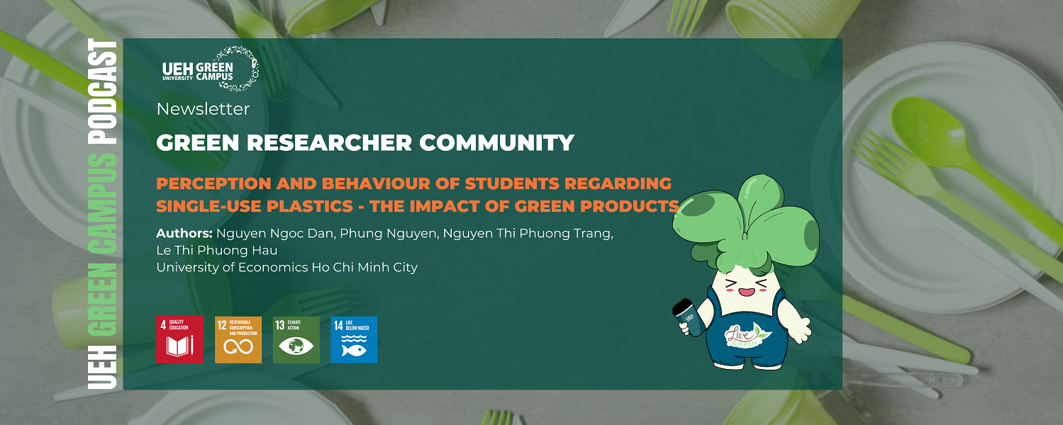 [Research Contribution] Perception and behaviour of students regarding single-use plastics - The impact of green products
