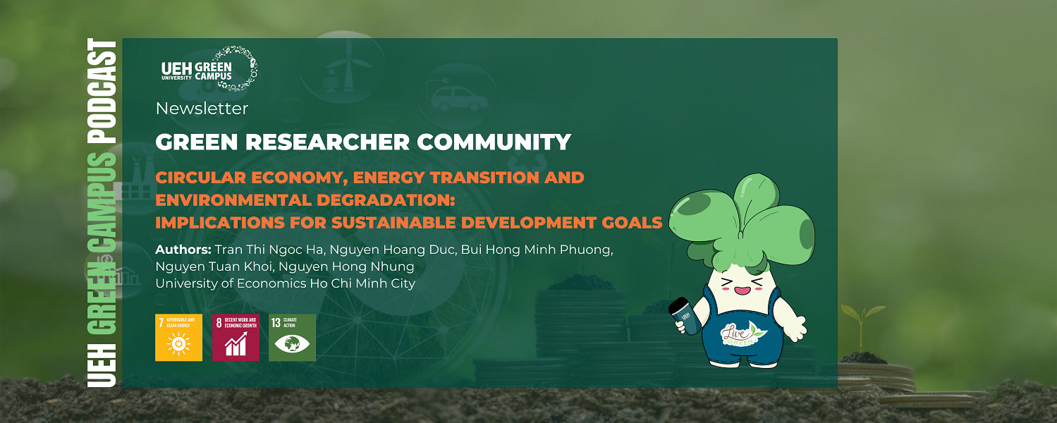 [Research Contribution] Circular economy, energy transition, and environmental degradation: Significance for Sustainable Development Goals
