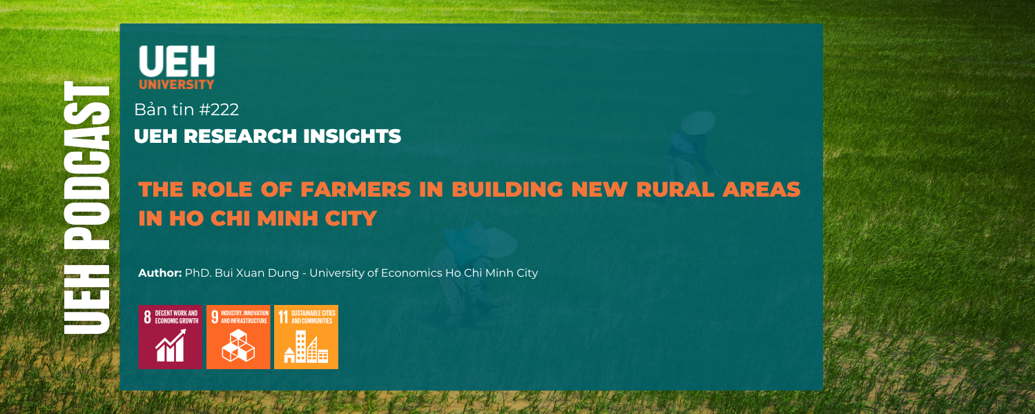 [Research Contribution] The Role of Farmers in Building New Rural Areas in Ho Chi Minh City
