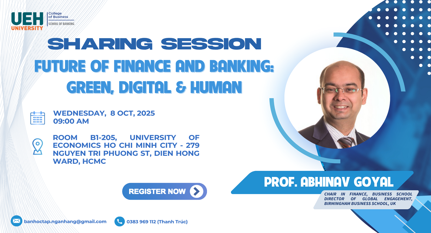 Sharing Session Future Of Finance And Banking: Green, Digital & Human
