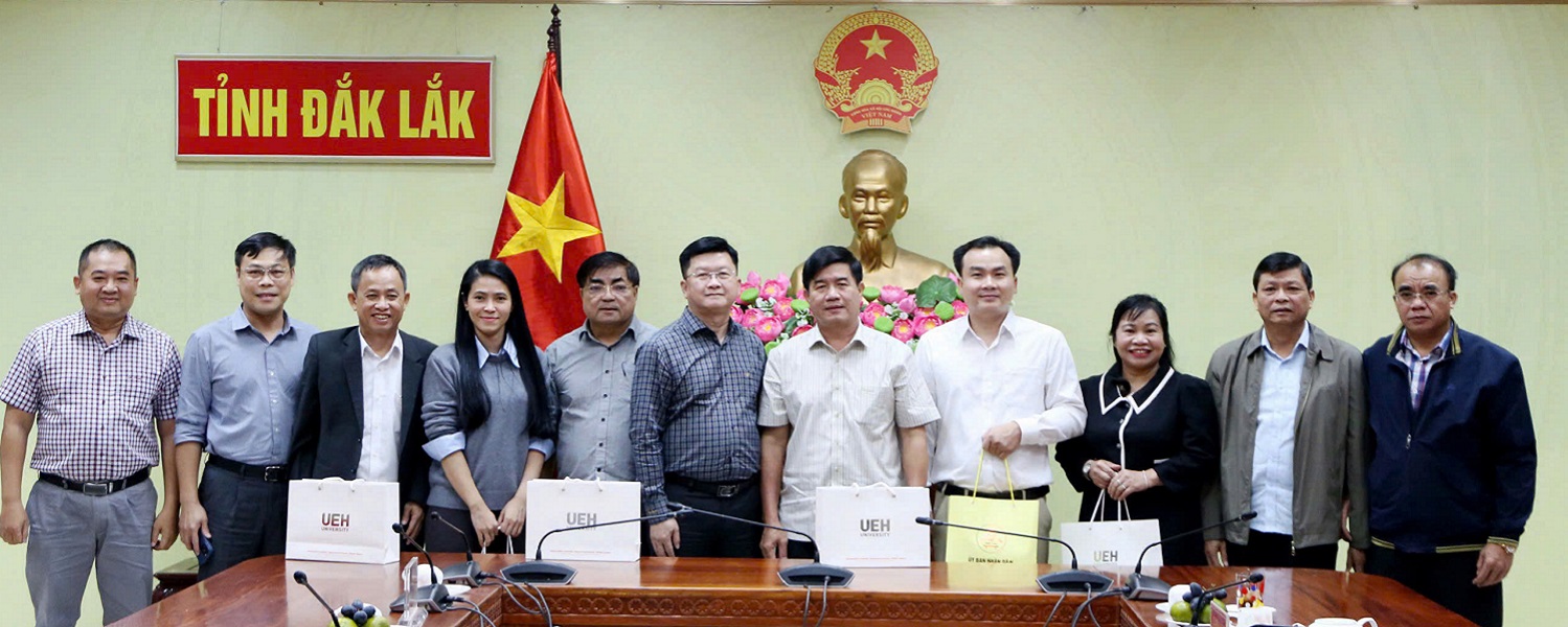 UEH Strengthens Cooperation with Central Highlands Provinces Towards Sustainable Development