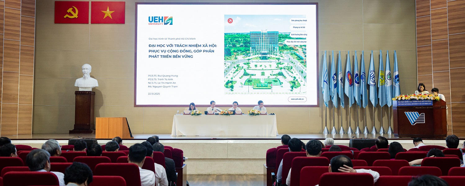 UEH Sustainability Board Representative Attends and Presents at a Scientific Conference on Modernizing Vietnamese Higher Education
