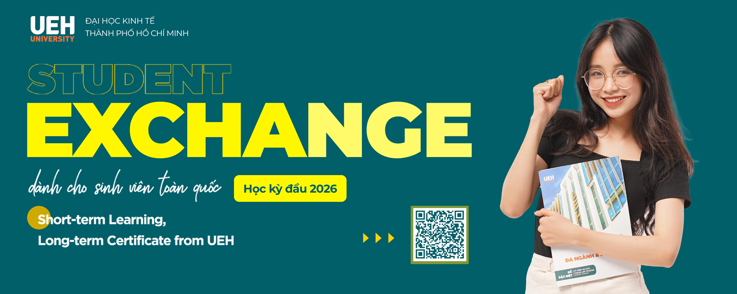 Chương trình “Trao đổi sinh viên trong nước tại UEH” chính thức trở lại trong năm 2026 - Short-term Learning, Long-term Certificate from UEH