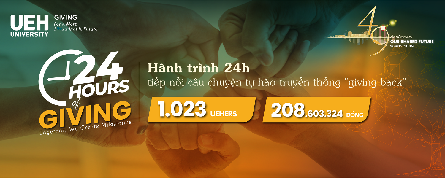 UEH Challenge: 24h of Giving 2025 – Over 1,000 UEHers Join Together to Continue the Proud "Giving Back" Tradition
