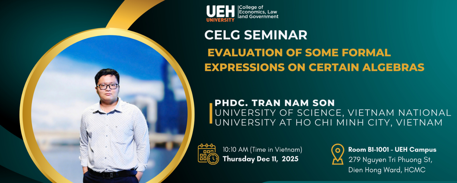 CELG Seminar: Evaluation of some formal expressions on certain algebras