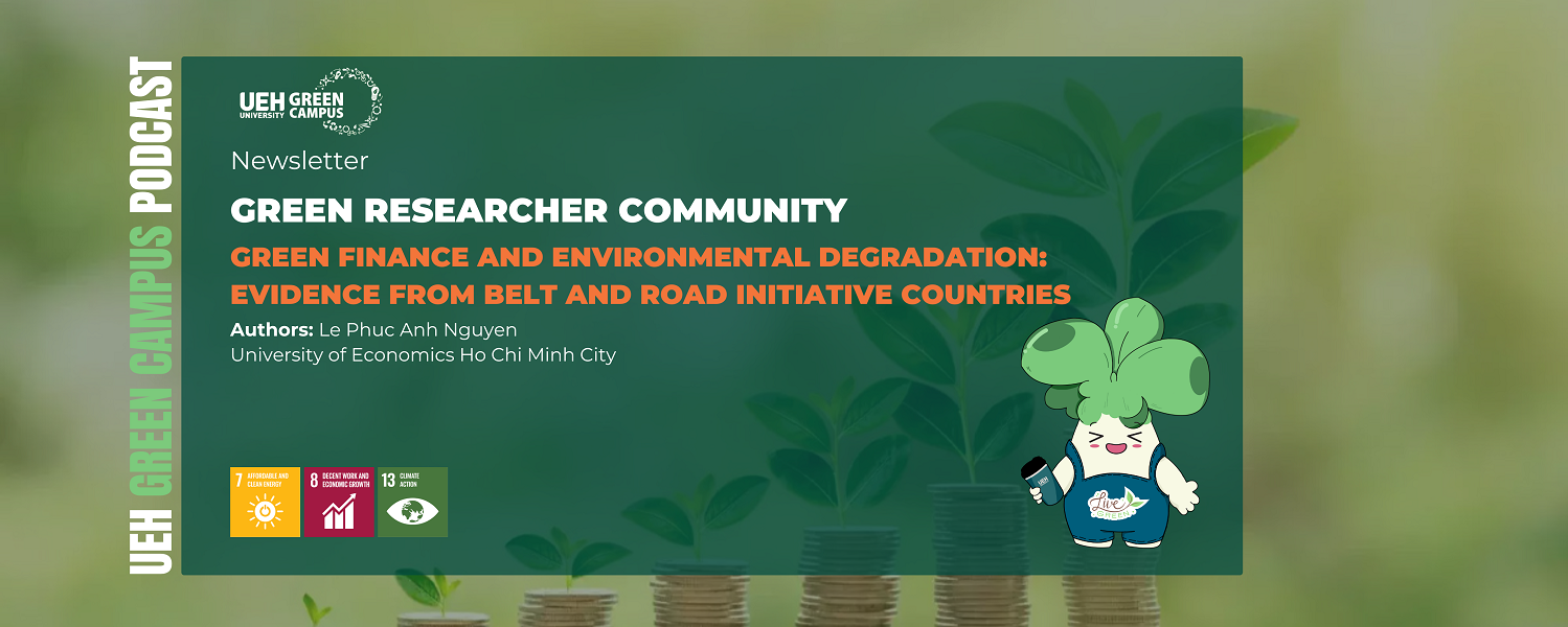 [Research Contribution] The relationship between green finance and environmental degradation: Empirical evidence from countries participating in the "Belt and Road Initiative"
