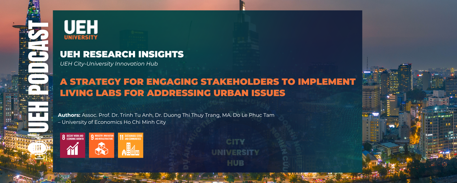 [Research Contribution] A Strategy for Engaging Stakeholders to Implement Living Labs for Addressing Urban Issues