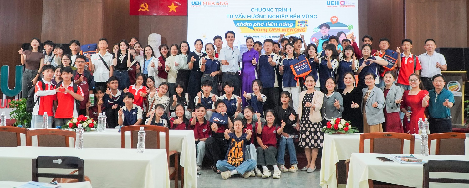 KHỞI ĐỘNG CAMPUS TOUR 2026 CÙNG 2K8: Khám phá tiềm năng cùng UEH Mekong