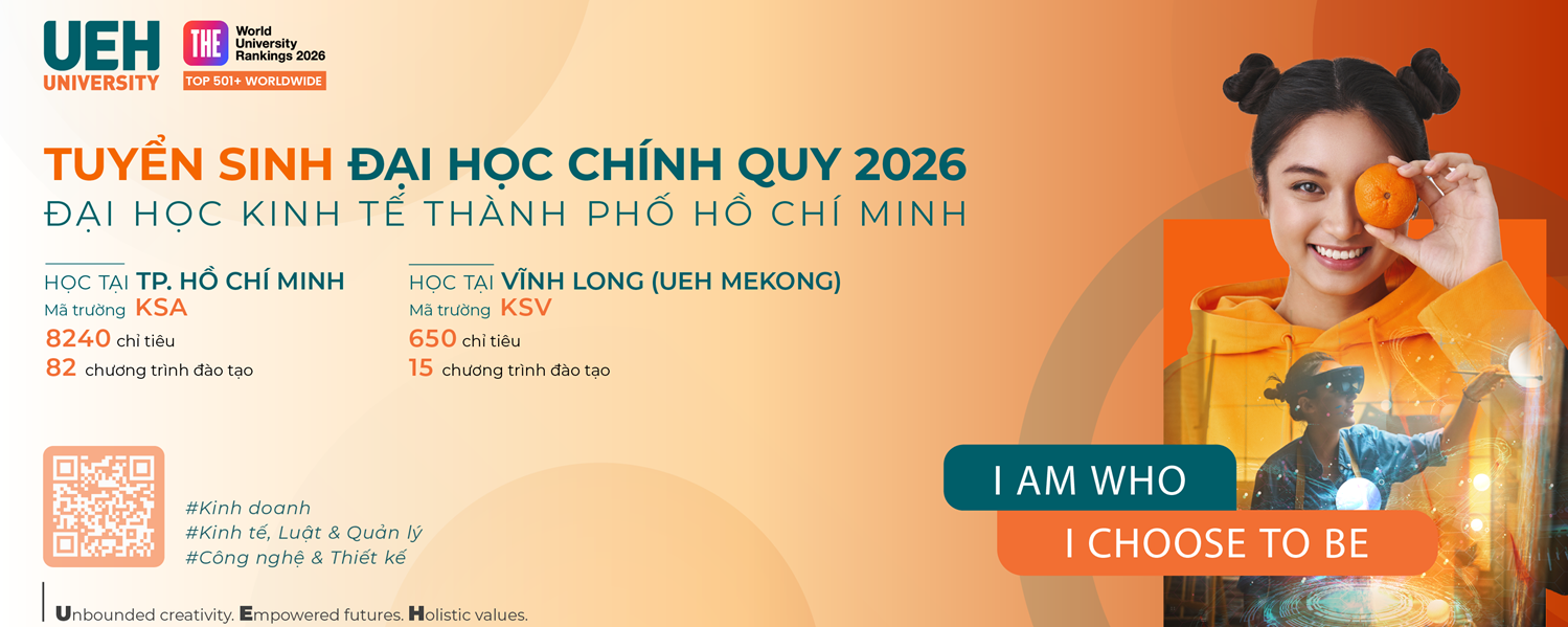 UEH chính thức khởi động mùa tuyển sinh đại học chính quy 2026: Đổi mới phương thức tuyển sinh - Mở rộng chương trình đào tạo - Gia tăng chiều sâu quốc tế