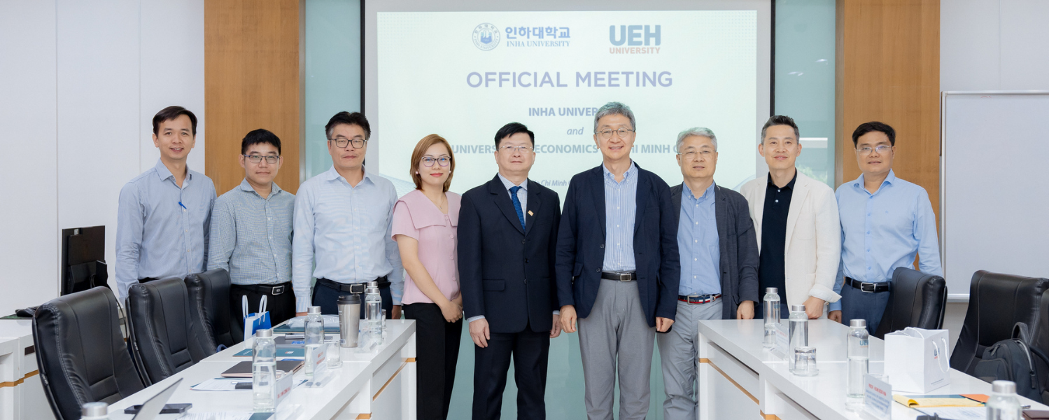 UEH and Inha University (South Korea) Sign Cooperation Agreement to Strengthen Training Quality and Research in Logistics and Supply Chain Management