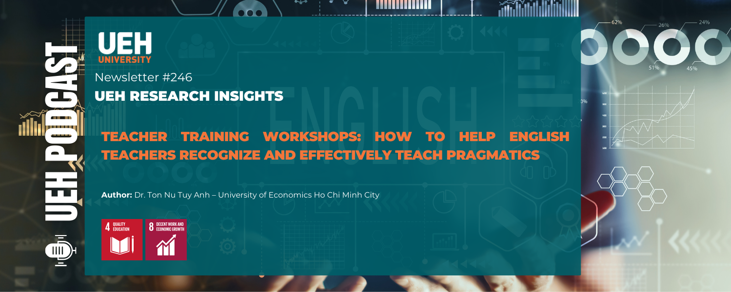 [Research Contribution] Teacher Training Workshops: How to Help English Teachers Recognize and Effectively Teach Pragmatics