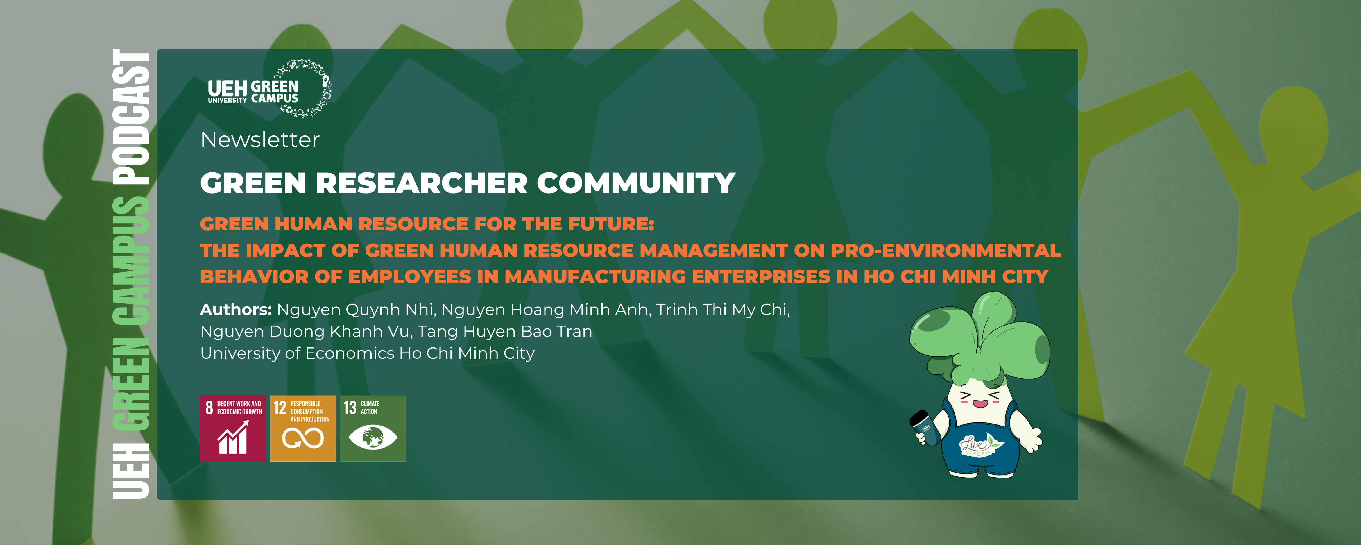 [Research Contribution] Green human resource for the future: The impact of green human resource management on pro-environmental behavior of employees in manufacturing enterprises in Ho Chi Minh City