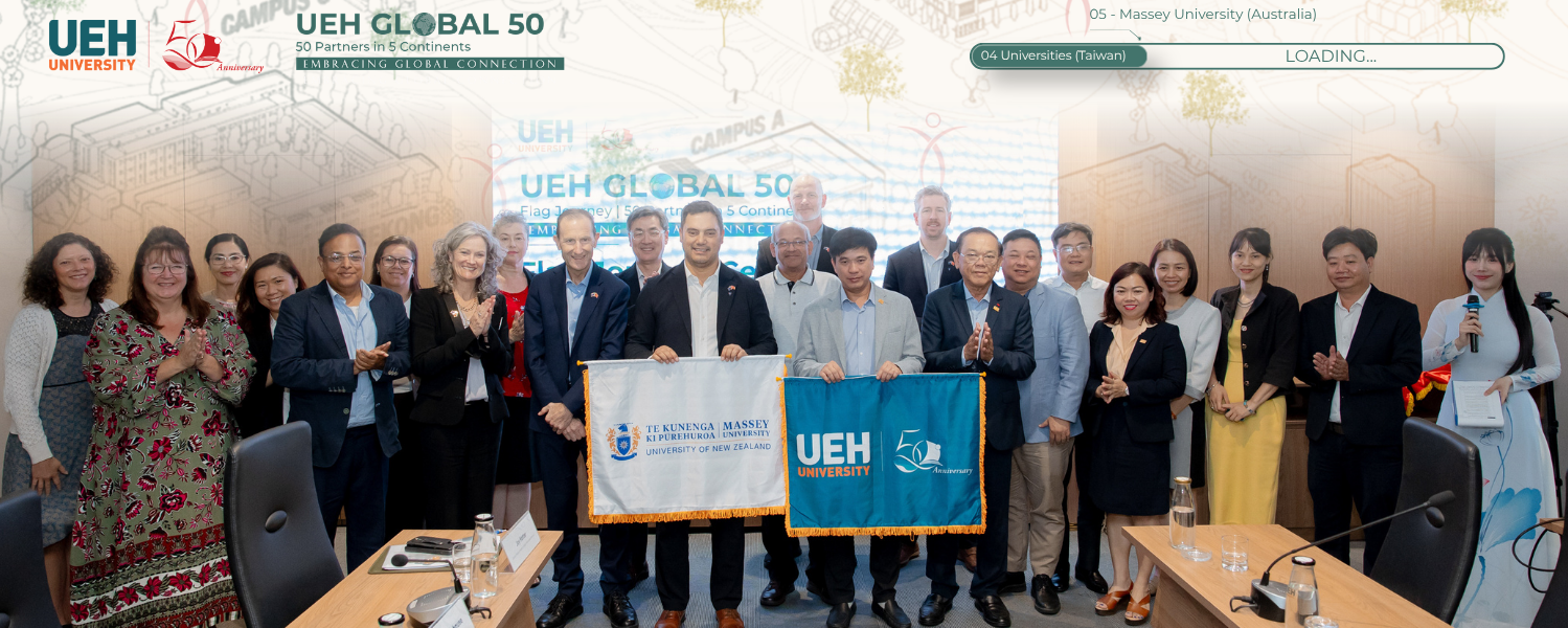 [UEH 50 Global Partners] UEH Welcomes Delegation from Massey University: Strengthening Strategic Cooperation on the Journey of Global Connection
