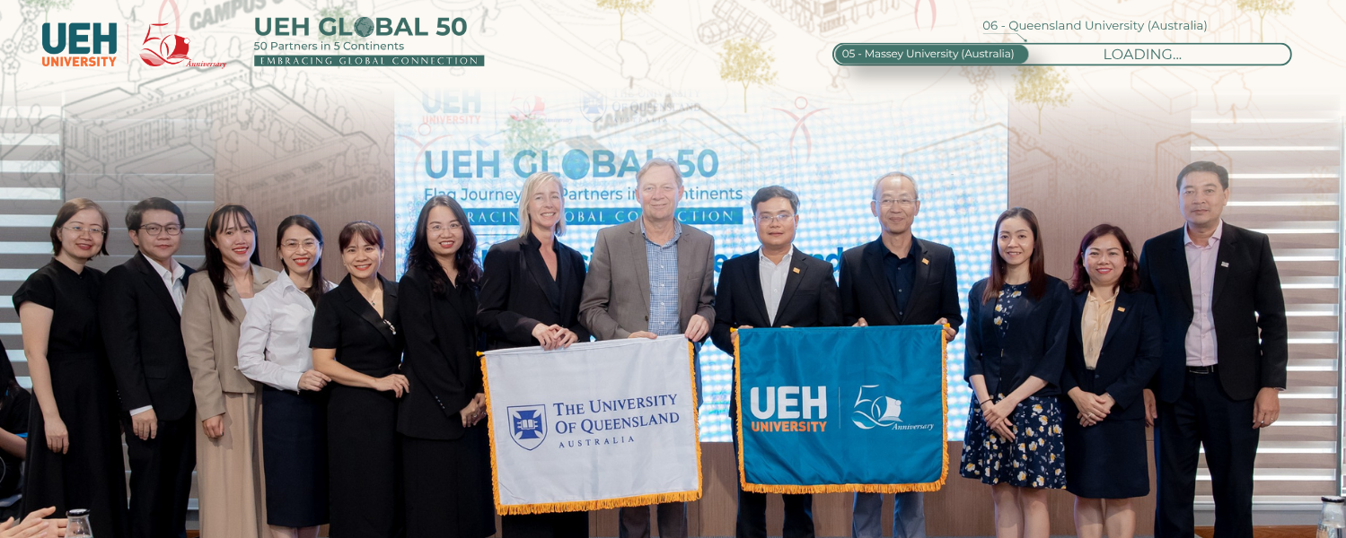 [UEH 50 Global Partners] School of Accounting, UEH College of Business strengthens international education collaboration with The University of Queensland (Australia)