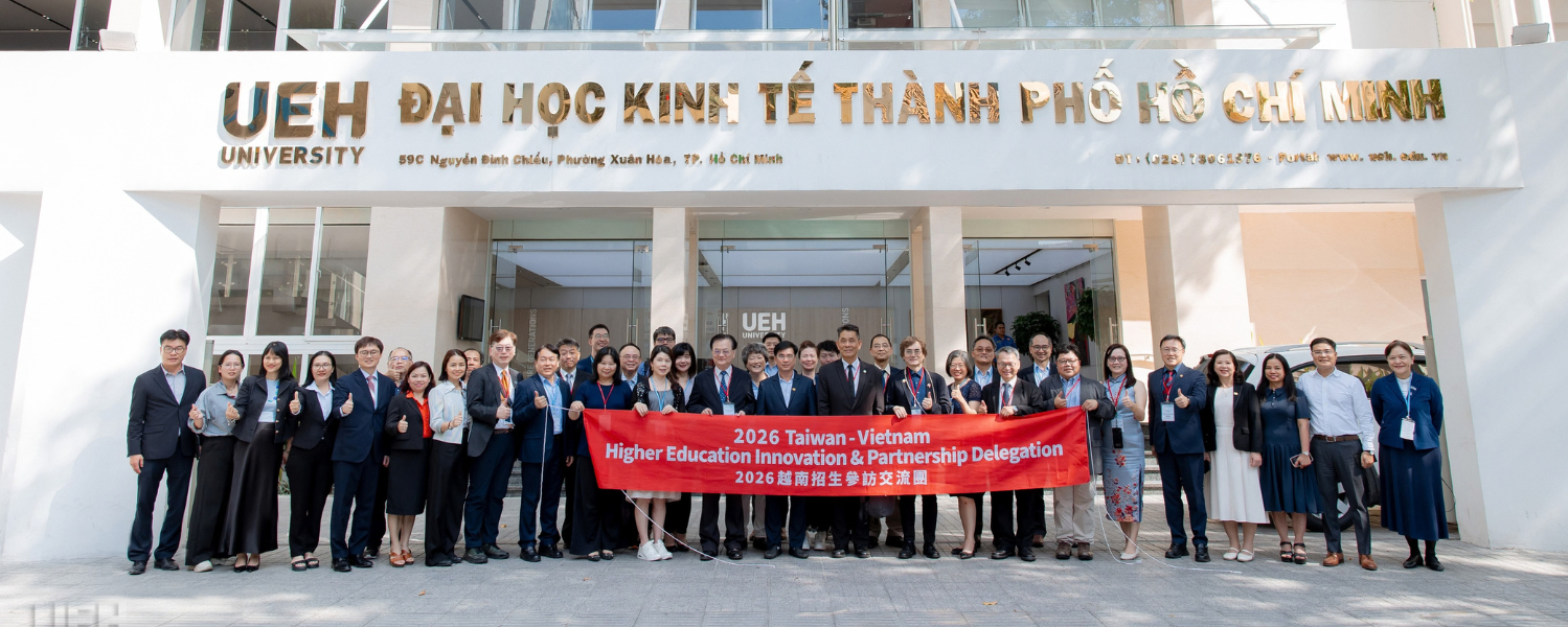 UEH Welcomes Delegation from Taiwanese Universities, Strengthening Bilateral Cooperation in Higher Education and Innovation