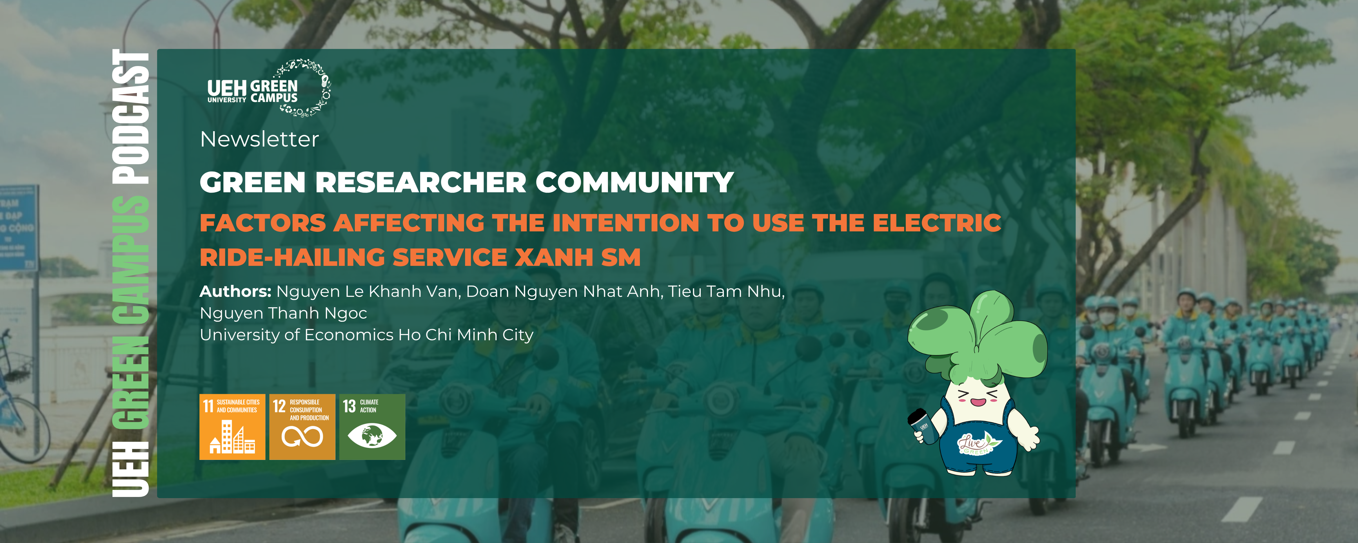[Research Contribution] Factors affecting the intention to use the electric ride-hailing service Xanh SM: a case study of university students in Ho Chi Minh City