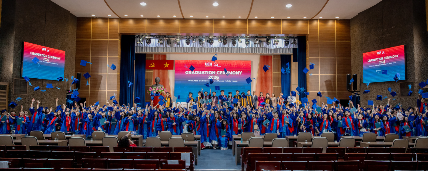Over 6,000 PhD, Master’s, and Bachelor’s graduates officially graduate from UEH in the first round of 2026 – Ready to embark and step into the world