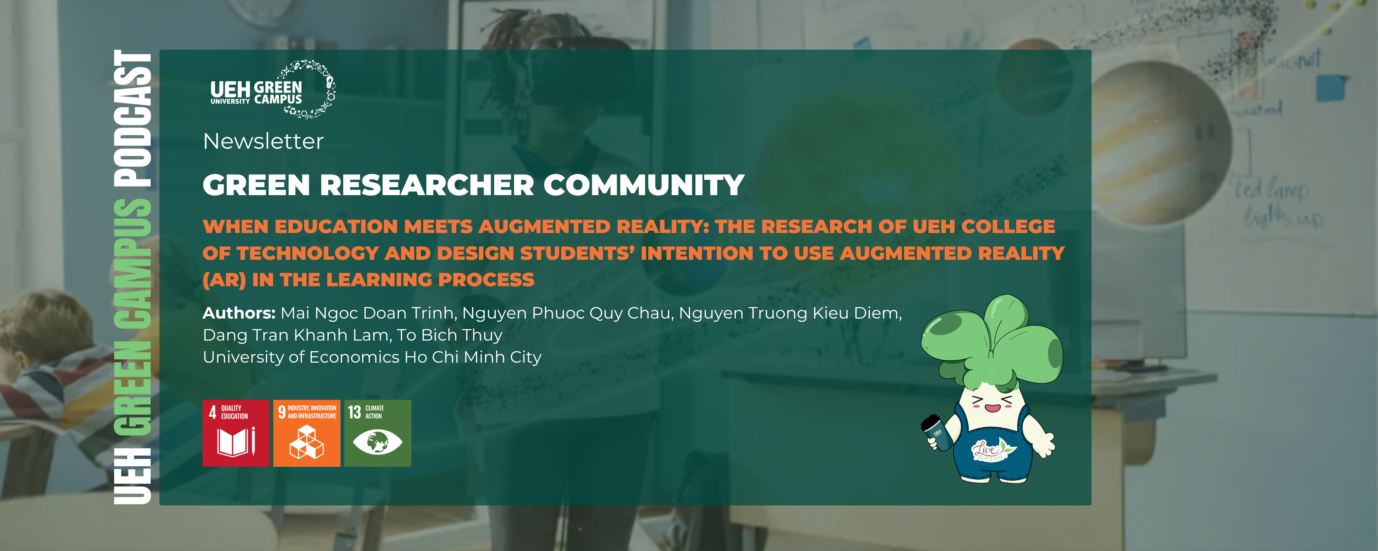[Research Contribution] When education meets augmented reality: the research of UEH college of technology and design students’ intention to use augmented reality (AR) in the learning process