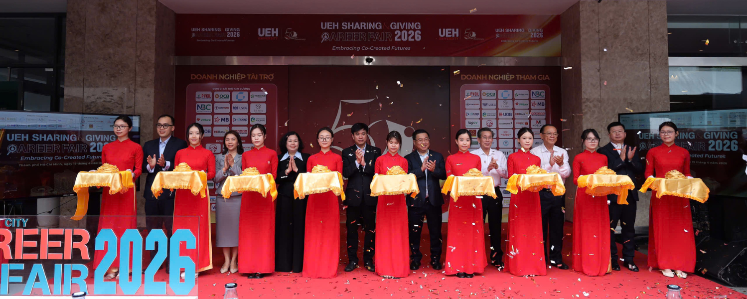 [UEH 50th Anniversary] From connection to co-creation: UEH Partnerships Summit & Career Fair 2026 “Embracing Co-Created Futures” generates nearly 14 billion VND and connects more than 5,000 job opportunities for learners