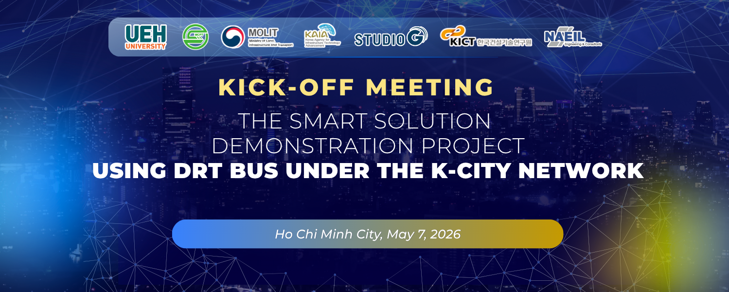 Kick-off meeting for the smart solution demonstration project using
DRT Bus under the K-City network