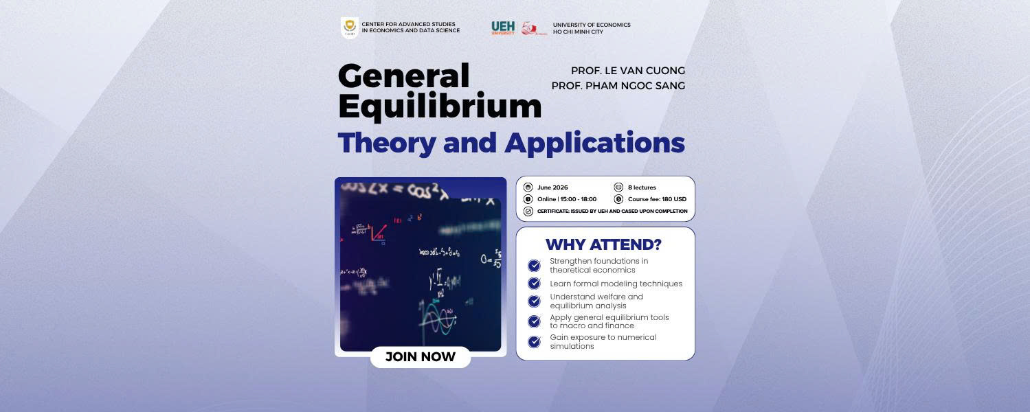 Call for Applications Mini-Course: General Equilibrium Theory and Applications