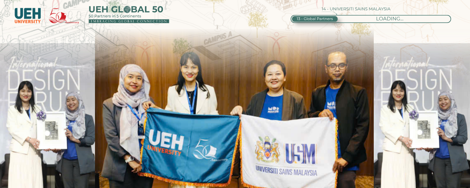 [UEH 50 Global Partners] UEH College of Technology and Design (CTD) Strengthens Strategic Cooperation with Universiti Sains Malaysia