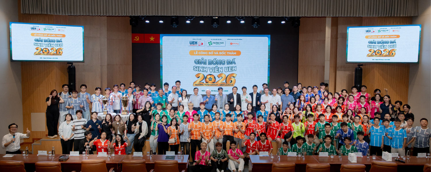 [Truong Tuoi Group - UEH League 2026] Announcement and Draw Ceremony of the Truong Tuoi Group - UEH League 2026 Student Football Tournament