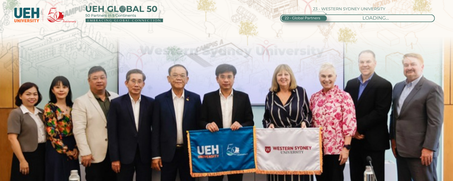 [UEH 50 Global Partners] UEH and Western Sydney University Strengthen and Deepen Their Strategic Partnership