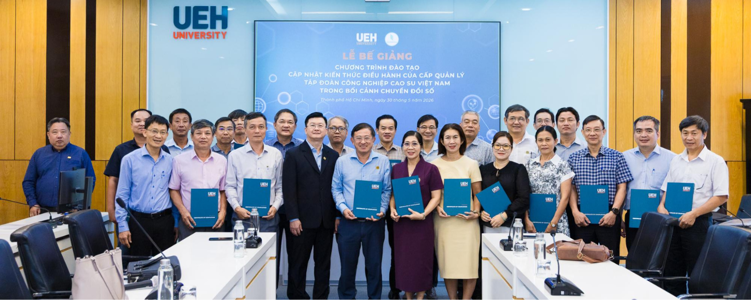UEH Accompanies Vietnam Rubber Group in Enhancing Management Capacity in the Context of Digital Transformation 