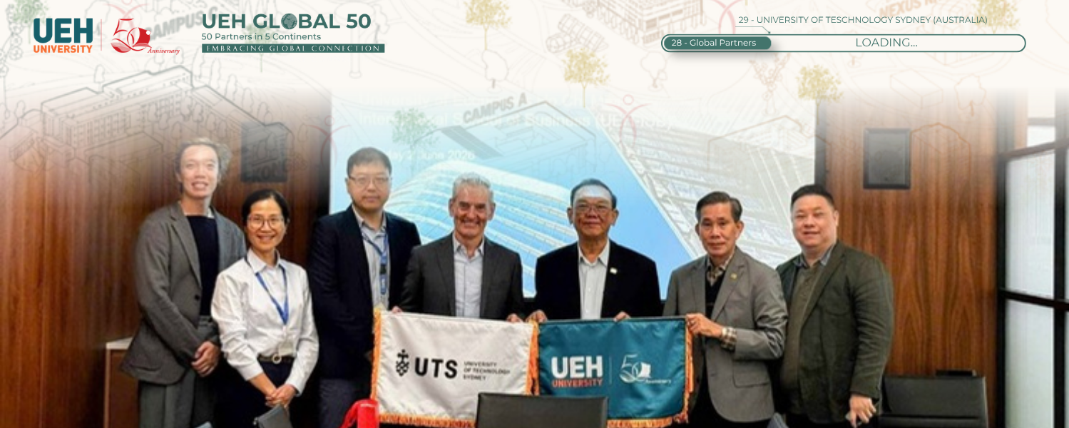 [UEH 50 Global Partners] UEH and University of Technology Sydney Strengthen International Education Cooperation in the Era of Innovation