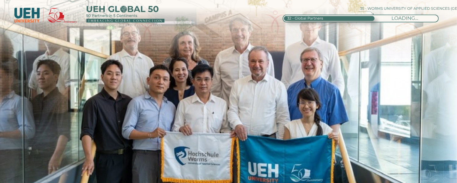 [UEH 50 Global Partners] UEH Promotes Cooperation with Worms University of Applied Sciences, Germany