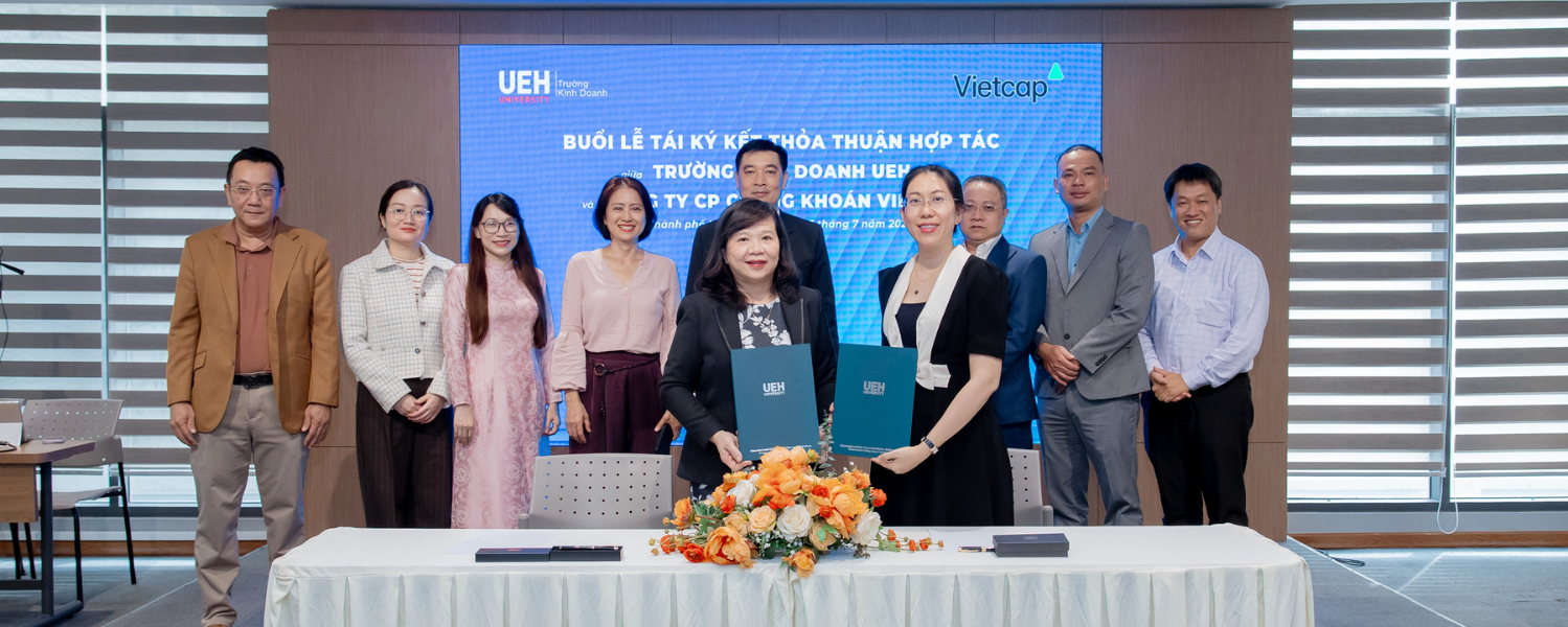 UEH College of Business and VietCap Renew Strategic Partnership to Expand Development Opportunities for Students