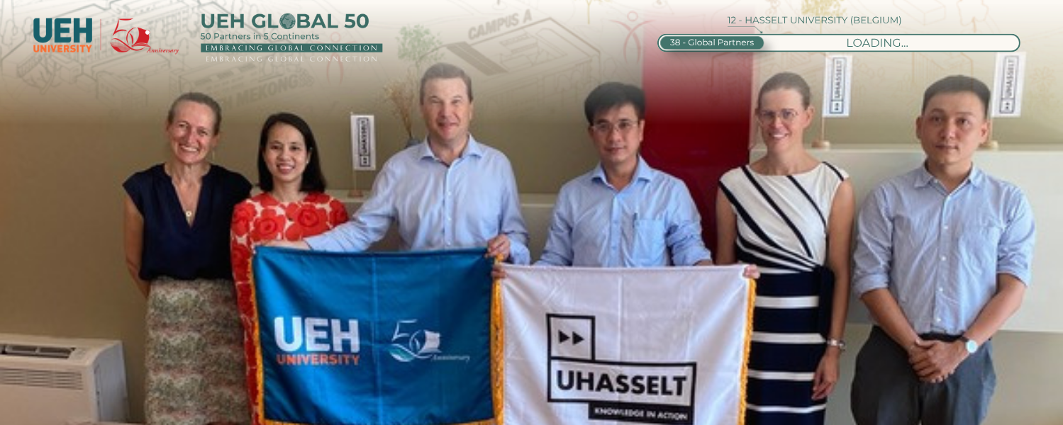 [UEH 50 Global Partners] UEH Promotes Comprehensive Strategic Cooperation with Hasselt University (Belgium)