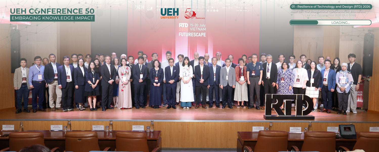 [UEH CONFERENCE 50] Opening of the RTD 2026 International Conference: Shaping "FutureScape" - A Vision of Technology and Design for a Sustainable Future