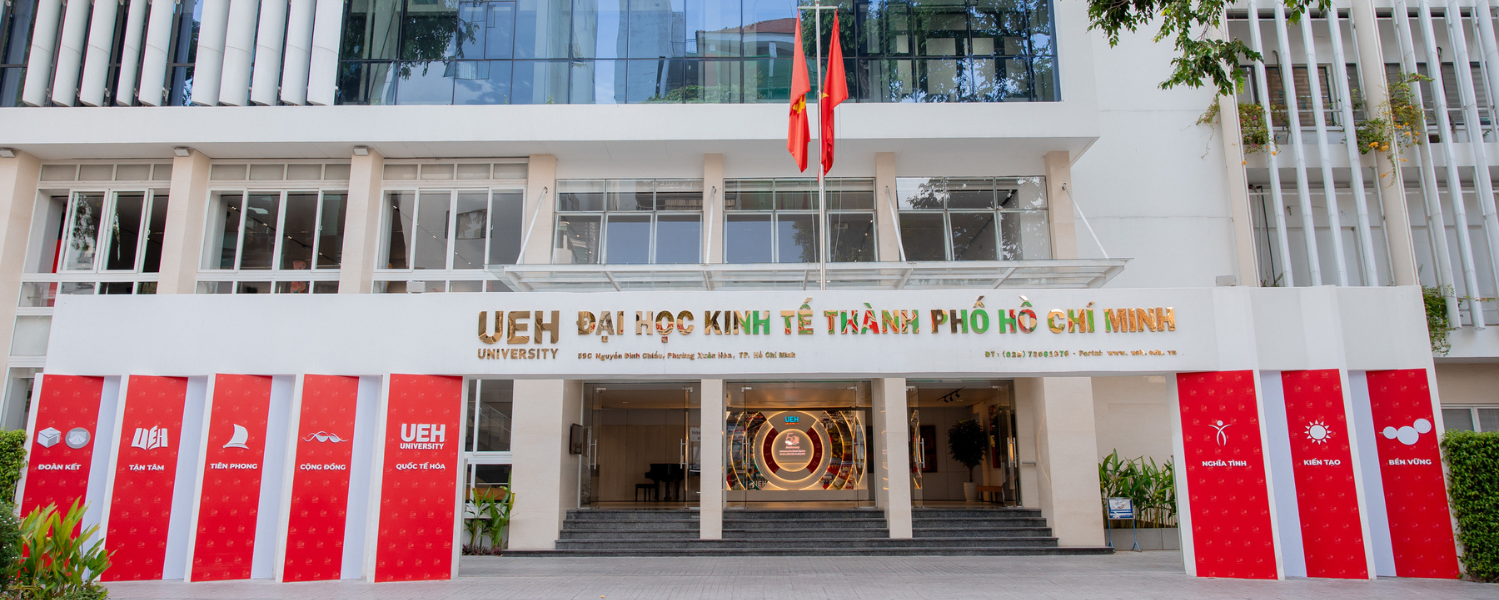 UEH 50 Years] UEH simultaneously deploys commemorative visual identity system for 50th Anniversary: Embracing The Future Together