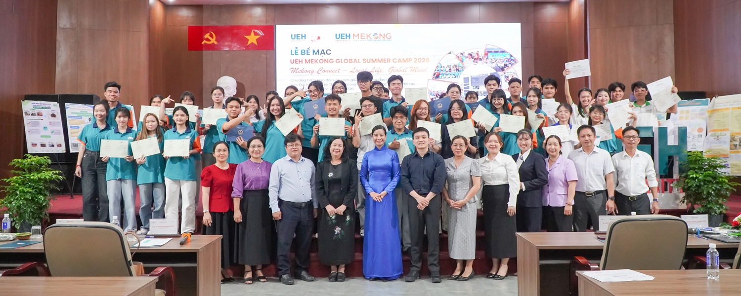 UEH Mekong: Thinkathon Greenovation Award Final Round Marks the Conclusion of the UEH Mekong Global Summer Camp 2026 Journey
