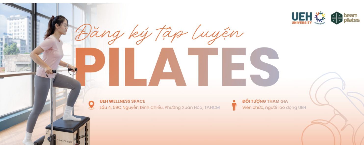 [UEH Wellbeing – Flourishing University] Register for Pilates Training at UEH Wellness Space for Officials and Employees