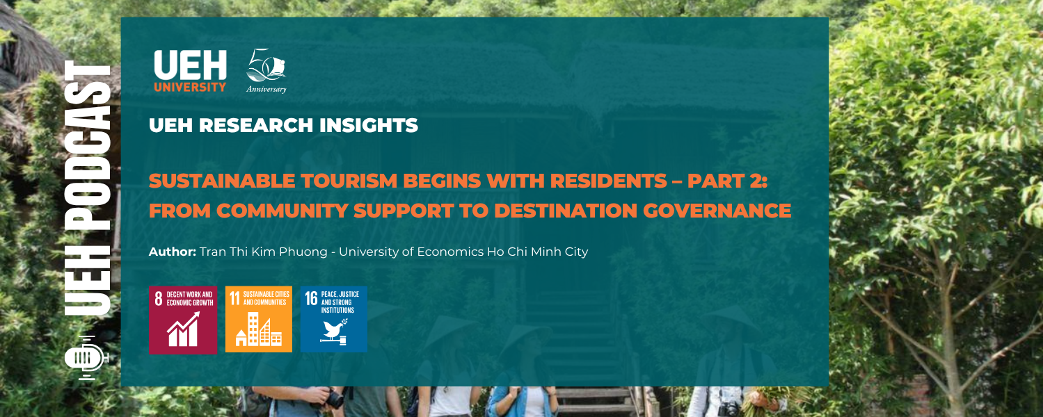 [Research Contribution] Sustainable Tourism Begins with Residents – Part 2: From Community Support to Destination Governance