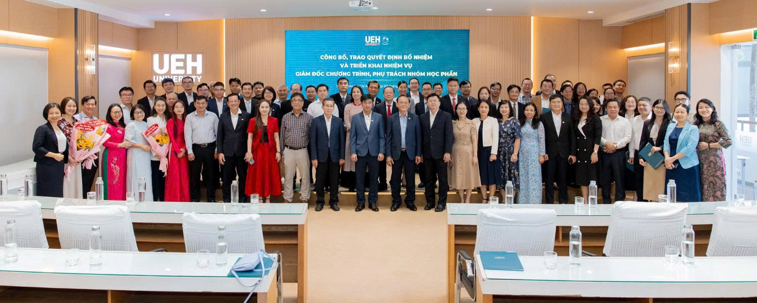 UEH trao quyết định bổ nhiệm và triển khai nhiệm vụ Giám đốc chương trình, Phụ trách nhóm học phần
