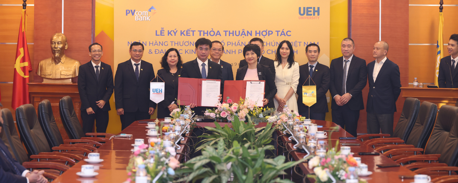 UEH signs Memorandum of Understanding with Vietnam Public Joint Stock Commercial Bank (PVcomBank)