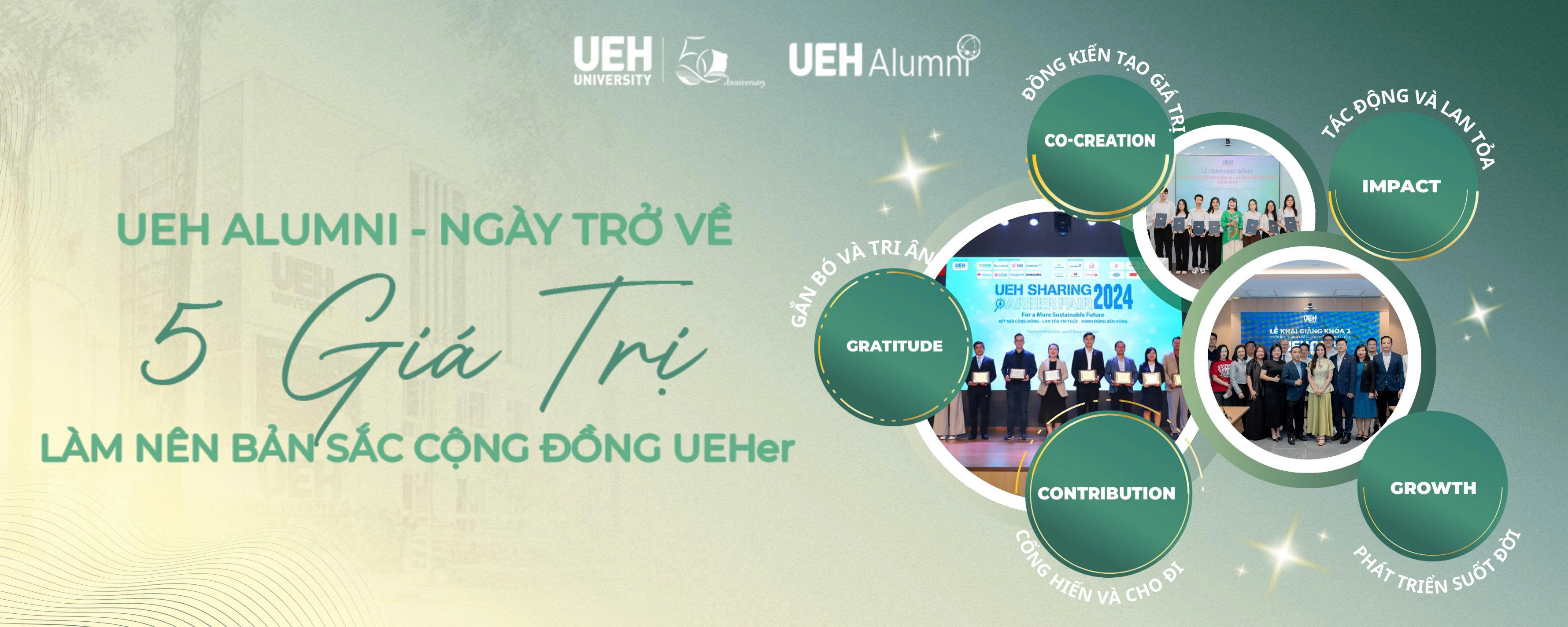 [UEH Alumni - Ngày trở về] 5 giá trị làm nên bản sắc cộng đồng UEHer
