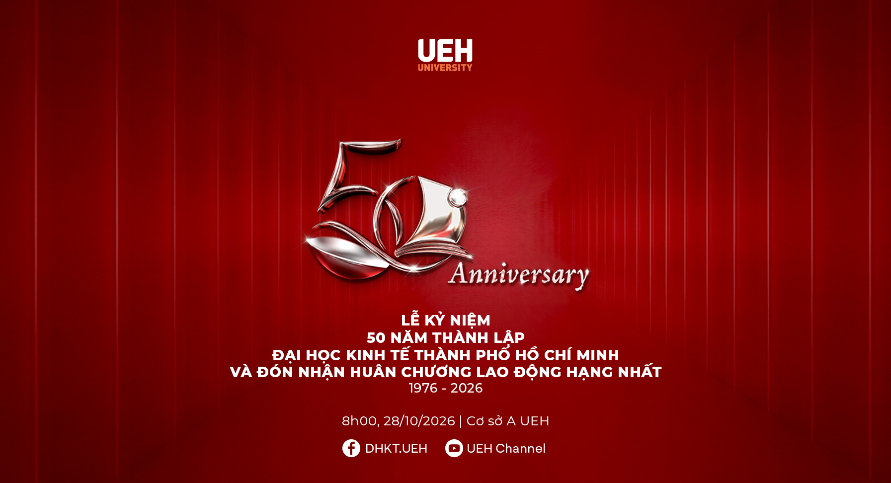 [UEH 50 Years] Proudly Looking Ahead to UEH’s 50th Anniversary Celebration and the Conferment of the First-Class Labor Order